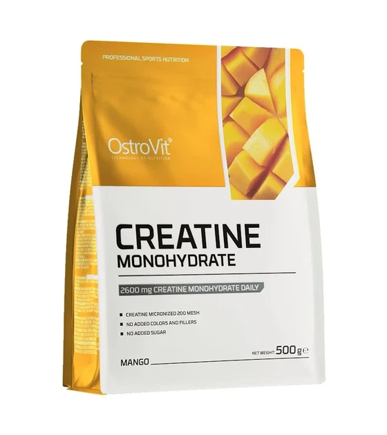 Креатин моногидрат Creatine Monohydrate OstroVit Манго 500 г - изображение 2