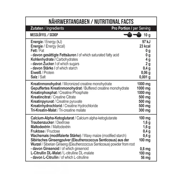 Креатин Creatine Kick MST, зеленое яблоко, 300 г - изображение 4