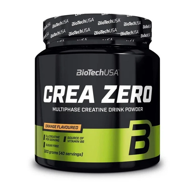 Креатиновий комплекс Crea ZERO BioTech, апельсин, 320 г - Фото 1 Креатиновий комплекс Crea ZERO BioTech, апельсин, 320 г - зображення 1