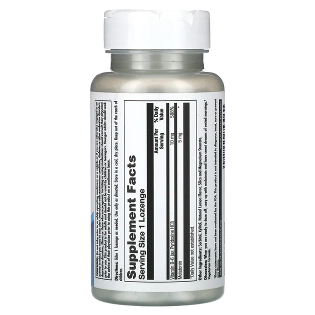 Melatonin 5 mg KAL - 60 lozenges - Фото 2 Melatonin 5 mg KAL - 60 lozenges - зображення 2