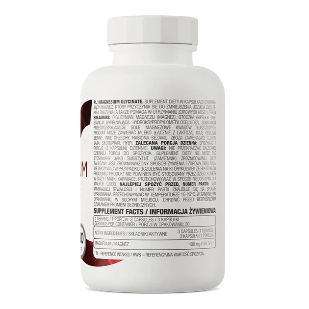Гліцинат магнію Magnesium Glycinate OstroVit, 90 капсул - зображення 3