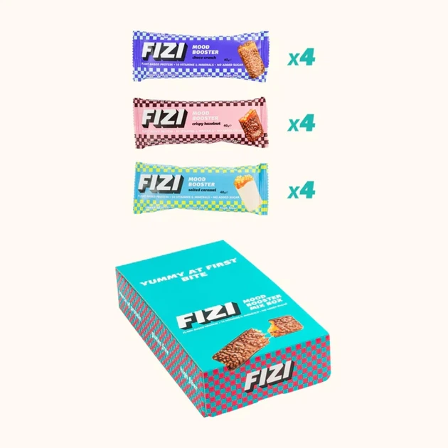 Батончик Mood Booster Fizi Mood Booster FIZI, микс бокс, 12×40 г - изображение 3