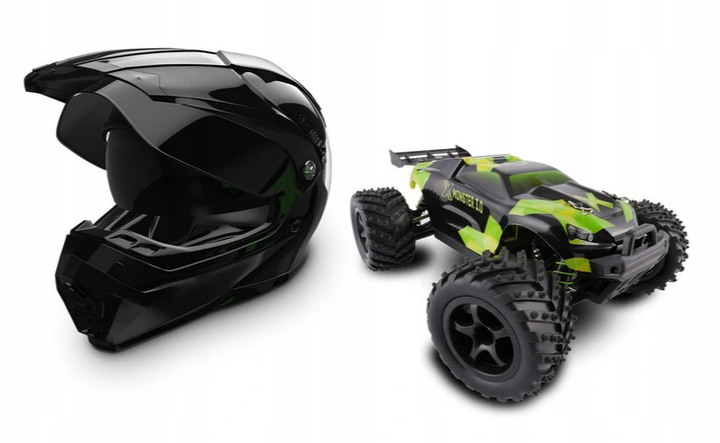 Машинка на радиоуправлении 45 кмч для детей 2 аккумулятора черный OVERMAX FK-2987 - изображение 5