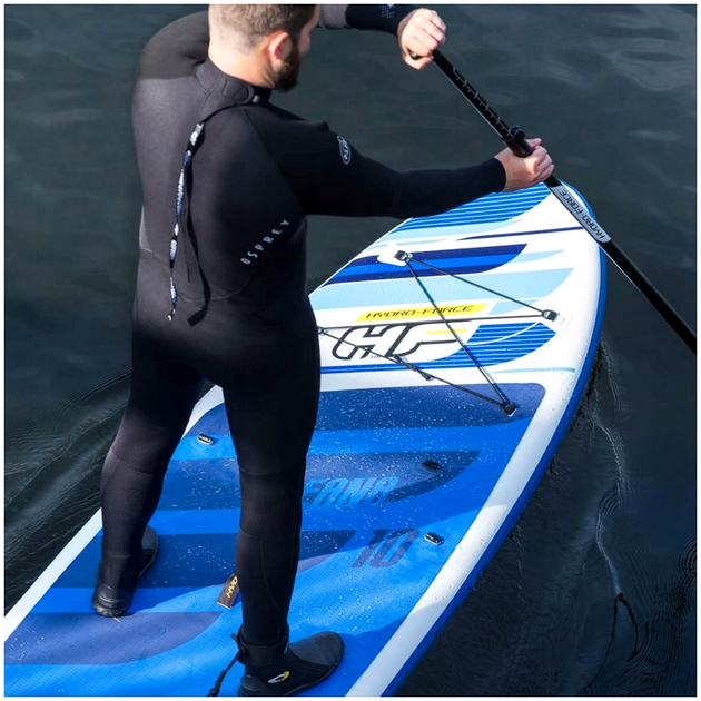 SUP доска 305 см 120 кг для туринга с аксессуарами синяя Bestway PR-309 - Фото 8 SUP доска 305 см 120 кг для туринга с аксессуарами синяя Bestway PR-309 - изображение 8