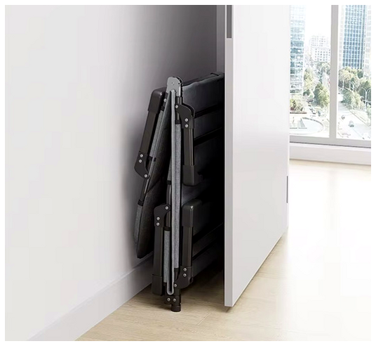 Складная кровать 200x65 см 150 кг для кемпинга серый Trizand PR-275 - изображение 5