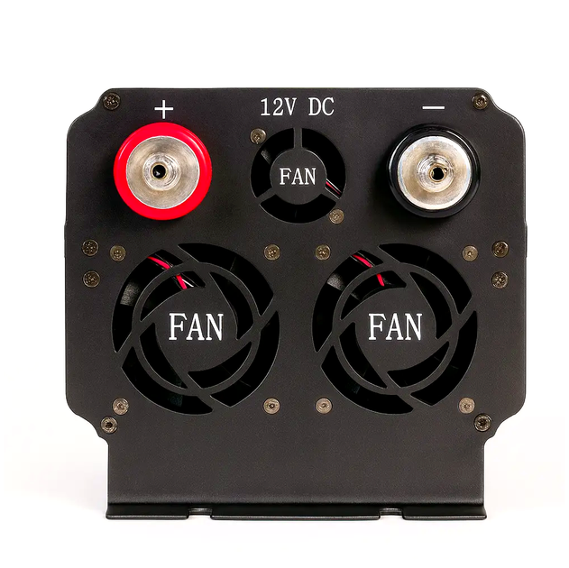 Инвертор 12000W 12V для кемпинга 2 розетки черный LS-2571 - зображення 9