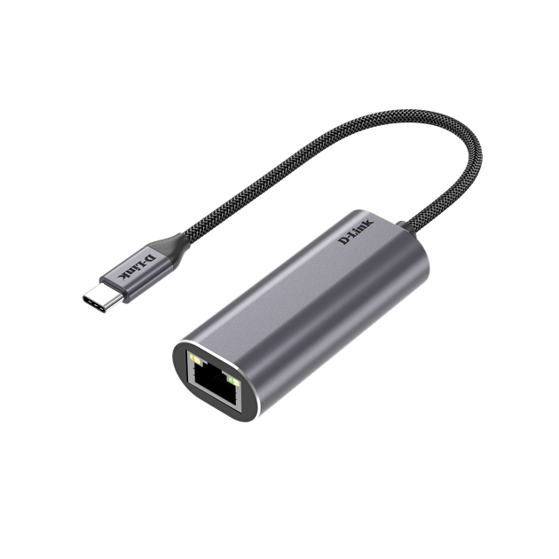 Мережевий адаптер D-Link DUB-E250 USB-C to 2.5G Gigabit Ethernet - Фото 1 Мережевий адаптер D-Link DUB-E250 USB-C to 2.5G Gigabit Ethernet - зображення 1