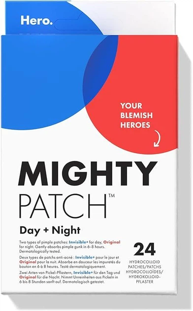 Патчі від висипань Hero Cosmetics Mighty Patch Day + Night 24 шт — гідроколоїдні наліпки 12 мм - зображення 2