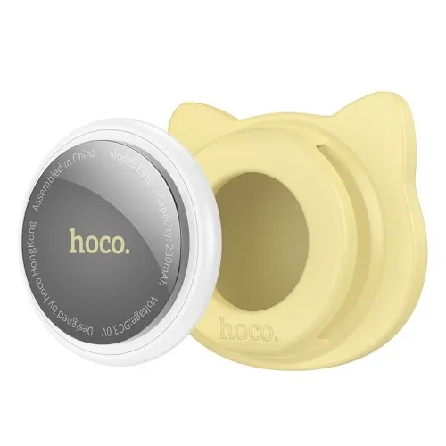 Брелок-поисковый трекер Hoco E91D Tiger Cat Collar Type с поддержкой Apple Find My для кошачьего ошейника - изображение 4
