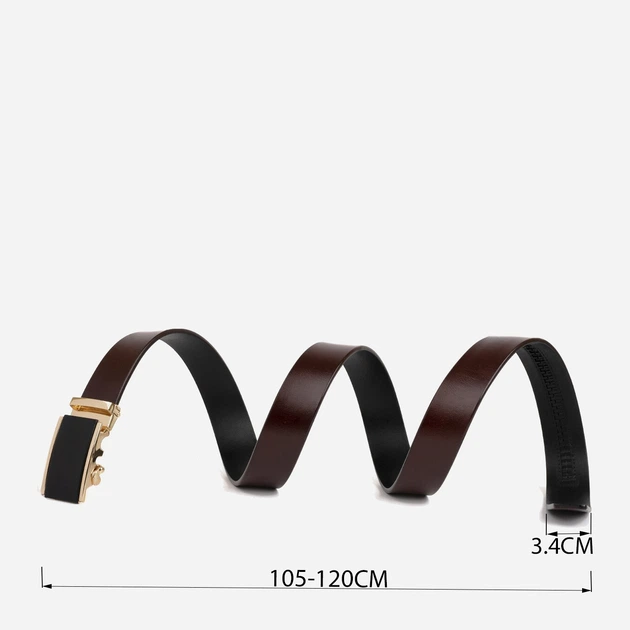 Ремень мужской из натуральной кожи Vintage leather-20260 115 см Коричневый - Фото 5 Ремень мужской из натуральной кожи Vintage leather-20260 115 см Коричневый - изображение 5