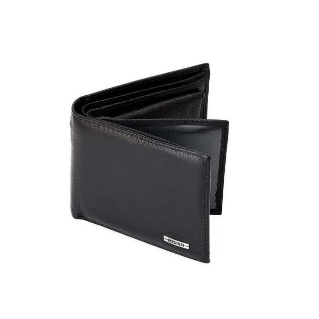 Мужской кошелек Salfeite 387-207E Black из натуральной мягкой кожи - изображение 8