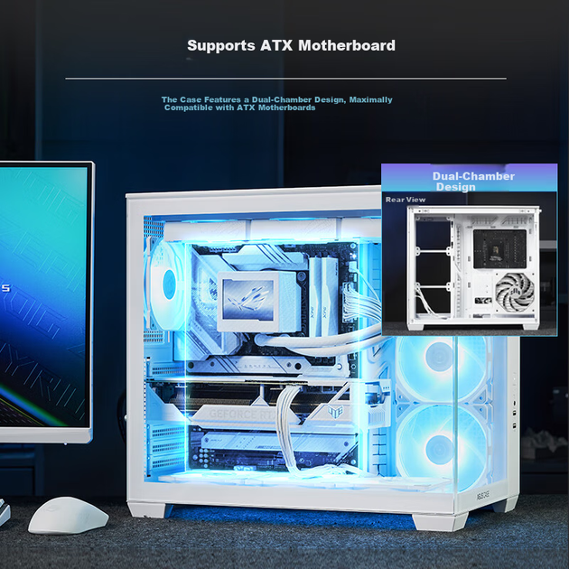 Корпус ASUS Neptune White - зображення 6
