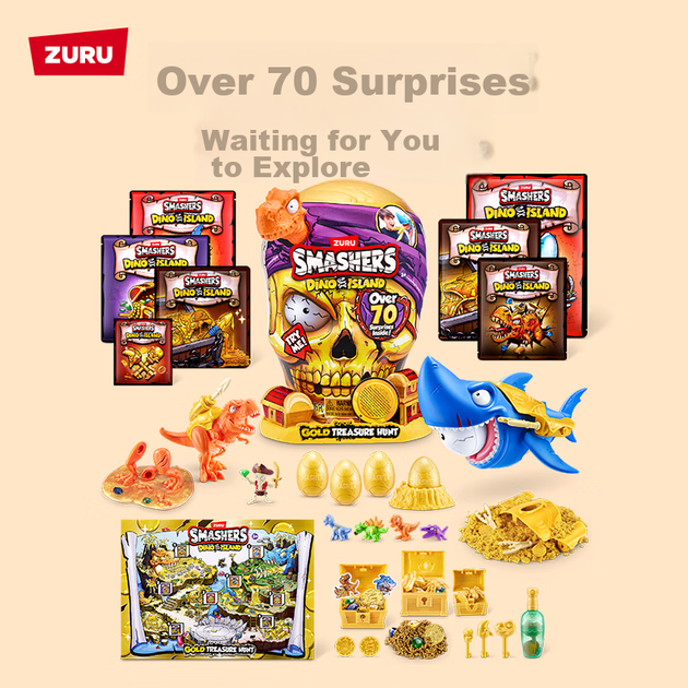 Іграшка ZURU Exploding Boy Gold Hunter Pirate Dinosaur Treasure Hunt для дітей - зображення 8