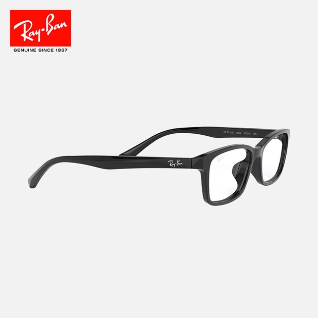 Оправа для очков RayBan с полным ободком, легкая, модная, 0RX5318D 2000, черная, размер 55, подарочная. - изображение 2