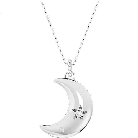 Кольє SWAROVSKI LUNA у формі місяця зі зіркою та місяцем, подарунок на день народження для жінок, 5666181 - зображення 2