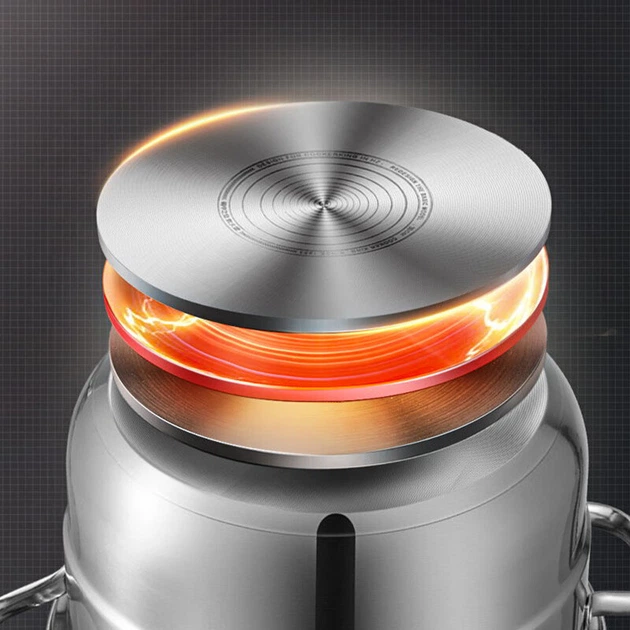 Пароварка COOKER KING з нержавіючої сталі 304 з двошаровим дном, 28см, для дому - Фото 6 Пароварка COOKER KING з нержавіючої сталі 304 з двошаровим дном, 28см, для дому - зображення 6