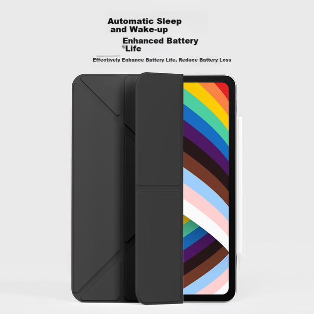 Чохол RBP для iPad Pro 11 дюймів 2024/2025 M4/M5 магнітний з підставкою, чорний - Фото 5 Чохол RBP для iPad Pro 11 дюймів 2024/2025 M4/M5 магнітний з підставкою, чорний - зображення 5