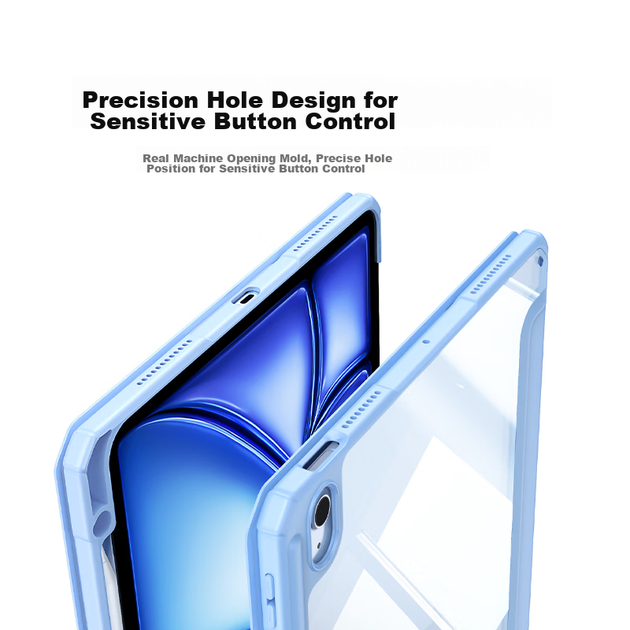 Чехол UGREEN для iPad Pro 2025 с держателем для стилуса, защитный чехол для 11-дюймового iPad с процессором M5, универсальный, подходит для iPad 2024 года, противоударный чехол для планшета Apple с Y-образным изгибом. - Фото 10 Чехол UGREEN для iPad Pro 2025 с держателем для стилуса, защитный чехол для 11-дюймового iPad с процессором M5, универсальный, подходит для iPad 2024 года, противоударный чехол для планшета Apple с Y-образным изгибом. - изображение 10