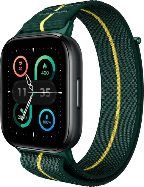 Смарт-часы Motorola Moto Watch Fit 44mm Trekking Green (PG38C07182) - Фото 1 Смарт-часы Motorola Moto Watch Fit 44mm Trekking Green (PG38C07182) - изображение 1