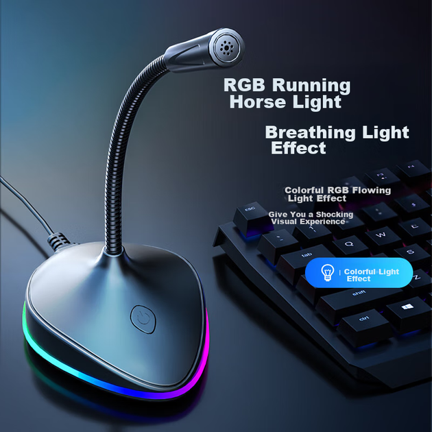 Микрофон Aigo K8 USB для ПК, для конференций и трансляций - изображение 5