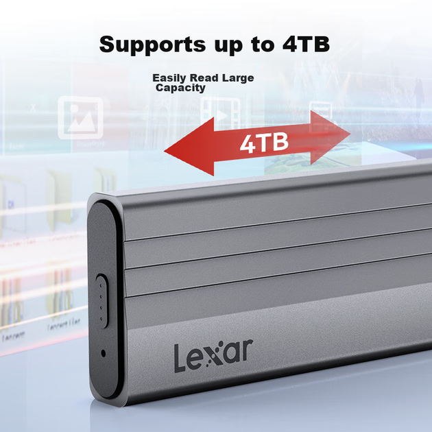 Корпус для SSD Lexar M.2 NVMe, Type-C, металлический, для ноутбуков и Apple - изображение 8