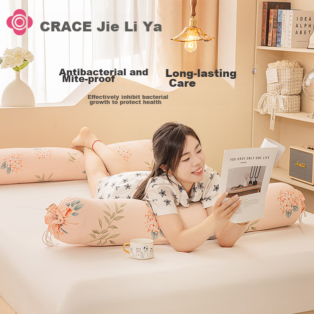 Подушка для тіла Grace Long жіноча знімна пральна для ніг циліндрична 1.1м з динозавром - Фото 9 Подушка для тіла Grace Long жіноча знімна пральна для ніг циліндрична 1.1м з динозавром - зображення 9