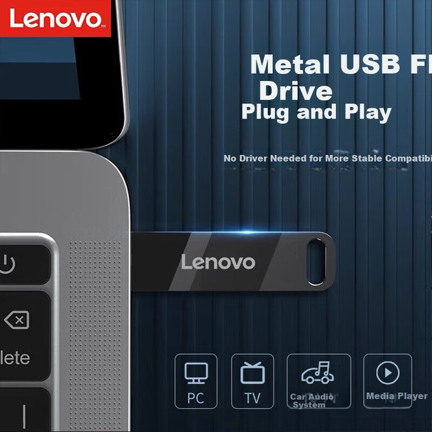 Флеш память USB Lenovo SX1 256GB USB 3.2 Gen1 - Фото 4 Флеш память USB Lenovo SX1 256GB USB 3.2 Gen1 - изображение 4