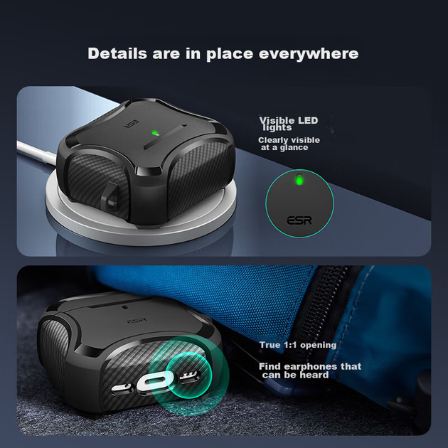 Чехол ESR для AirPods 4 защитный MagSafe - изображение 9