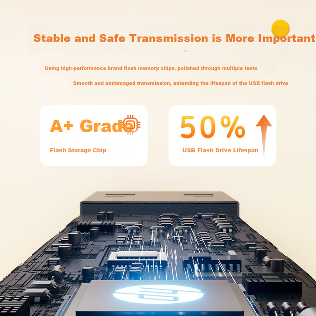 Флешка HP Xinxinshi Orange, 64 ГБ, USB 3.2, до 220 МБ/с, металлическая - Фото 7 Флешка HP Xinxinshi Orange, 64 ГБ, USB 3.2, до 220 МБ/с, металлическая - изображение 7