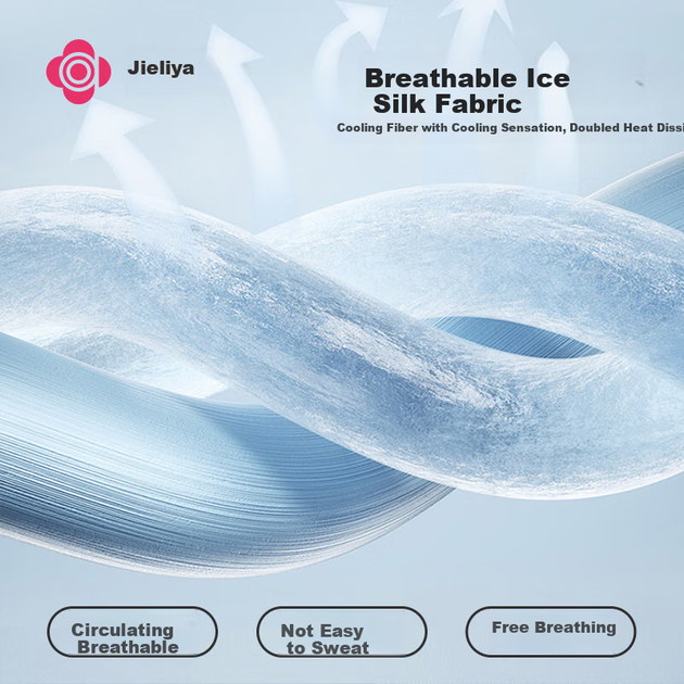 Охлаждающий коврик Grace Class A из антибактериального материала 600D Ice Silk, комплект из трех штук, ледяной синий, 150*200 см, можно стирать в машине, складной. - зображення 7