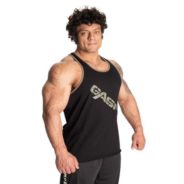 Спортивная майка GASP Vintage T-back Black/Green L - Фото 3 Спортивная майка GASP Vintage T-back Black/Green L - изображение 3