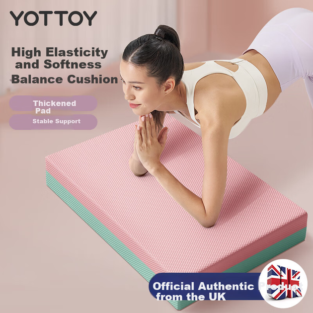 Коврик Yottoy Balance Pad для йоги нескользящий потовщенный для колен - изображение 4