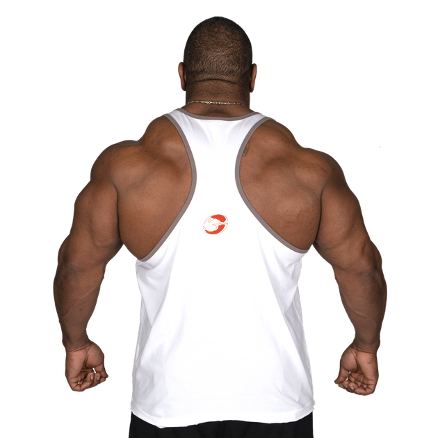 Майка спортивная GASP Vintage T-back White M - изображение 2