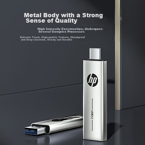 Флеш память USB HP X796c 256GB USB 3.2 Gen1 + Type-C без аксессуаров - Фото 7 Флеш память USB HP X796c 256GB USB 3.2 Gen1 + Type-C без аксессуаров - изображение 7
