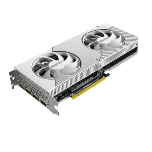 Видеокарта GeForce RTX 5070, Inno3D, TWIN X2 OC (White Edition), 12Gb GDDR7 (N50702-12D7X-195064W) - изображение 5