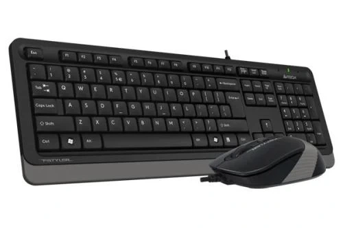 Комплект A4Tech Fstyler Sleek Multimedia Comfort F1010, Black/Grey, клавіатура+миша, USB - зображення 3