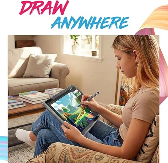 Графічний планшет 12'' 2К Picasso Tab A12 6/128Gb Android 15 Чорно-сірий (102181139) - зображення 2