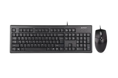Комплект A4Tech KR-8372, Black, проводной, USB - Фото 1 Комплект A4Tech KR-8372, Black, проводной, USB - изображение 1