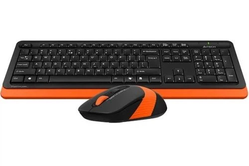 Комплект бездротовий A4tech Fstyler FG1010, Black+Orange - Фото 4 Комплект бездротовий A4tech Fstyler FG1010, Black+Orange - зображення 4