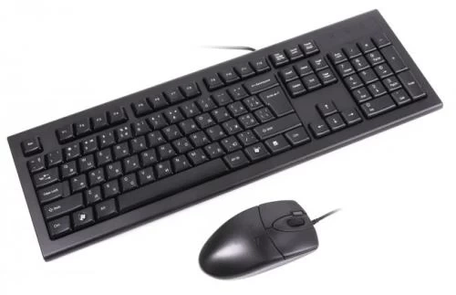 Комплект A4Tech KRS-8520D, Black, проводной, USB (KRS-85+OP-620D) - Фото 1 Комплект A4Tech KRS-8520D, Black, проводной, USB (KRS-85+OP-620D) - изображение 1