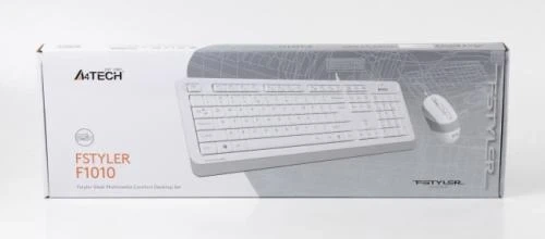 Комплект A4Tech Fstyler Sleek Multimedia Comfort F1010, White, клавиатура+мышь, USB - изображение 5
