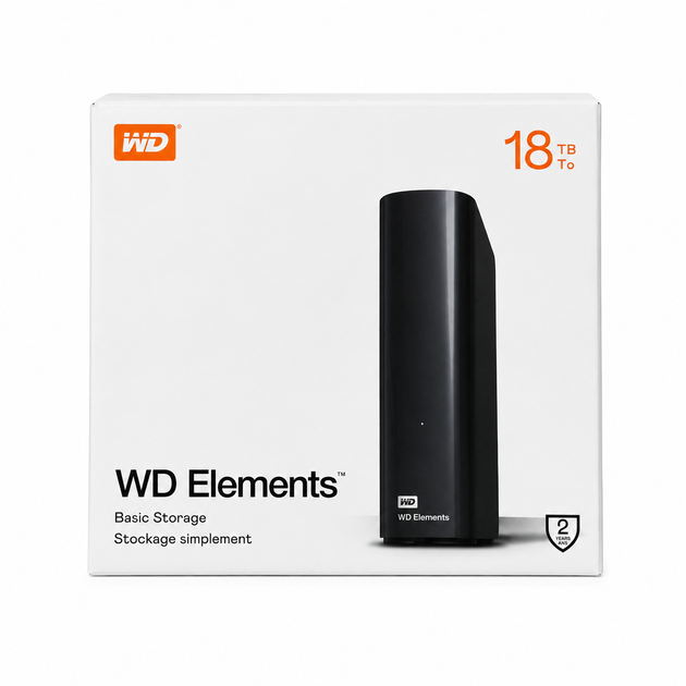 Зовнішній Жорсткий диск WD Elements Desktop 18Tb WDBWLG0180HBK (WDBWLG0180HBK) - Б/У - Фото 1 Зовнішній Жорсткий диск WD Elements Desktop 18Tb WDBWLG0180HBK (WDBWLG0180HBK) - Б/У - изображение 1