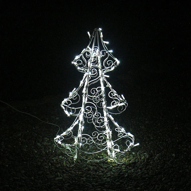Новогодняя ёлка (полуобъёмная) 90 см, гирлянда LED на 100 лампочек Гранд Презент 2211502530010 - Фото 3 Новогодняя ёлка (полуобъёмная) 90 см, гирлянда LED на 100 лампочек Гранд Презент 2211502530010 - изображение 3