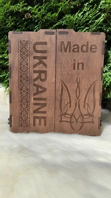 Патріотичний набір УКРАЇНА з чарками із гільз 21*19 см Гранд Презент 0044 - зображення 9