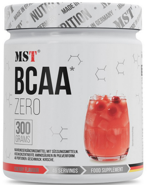 Амінокислоти BCAA MST BCAA Zero 300 г вишня - Фото 1 Амінокислоти BCAA MST BCAA Zero 300 г вишня - зображення 1