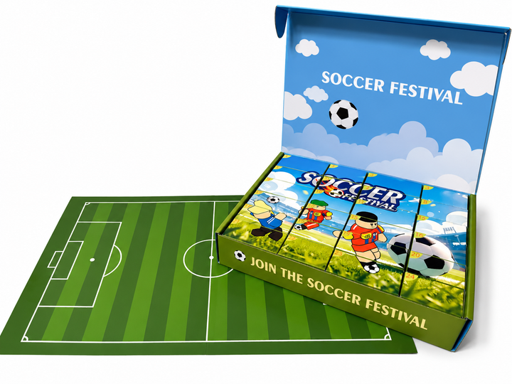 Адвент-календарь-конструктор Soccer Festival 24 в 1, 712 деталей, футбольный игровой набор с полем для детей от 6 лет - Фото 5 Адвент-календарь-конструктор Soccer Festival 24 в 1, 712 деталей, футбольный игровой набор с полем для детей от 6 лет - изображение 5
