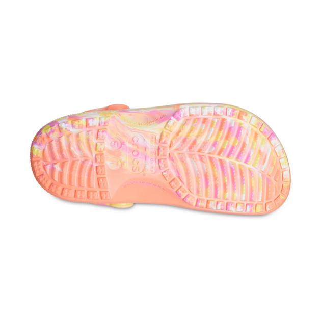 Жіночі крокси класік Crocs Classic Clog Marbled Papaya/Multi (34/35, різнокольоровий) - изображение 4