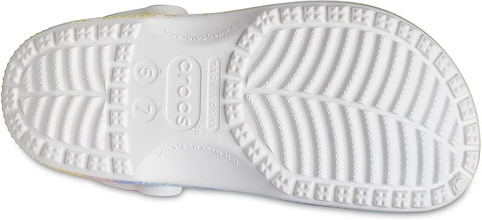 Жіночі крокси класік Crocs Classic Tie Dye Graphic Clog White/Multi (37-38, різнокольоровий) - изображение 4