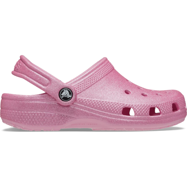 Жіночі крокси класік Crocs Classic Glitter Pink Tweed Glitter (37-38, фіолетовий) - Фото 2 Жіночі крокси класік Crocs Classic Glitter Pink Tweed Glitter (37-38, фіолетовий) - изображение 2