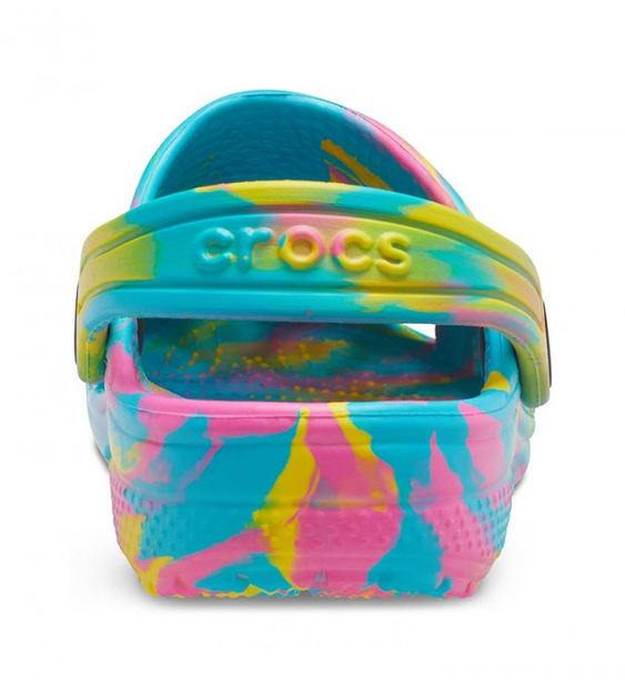 Жіночі крокси класік Crocs Classic Marbled Clog Blue/Multi (34/35, синій) - Фото 5 Жіночі крокси класік Crocs Classic Marbled Clog Blue/Multi (34/35, синій) - зображення 5